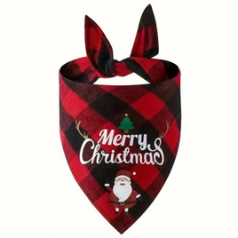 Merry Christmas Bandana For Dogs - Red