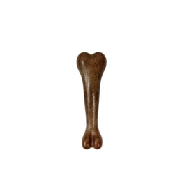 Beef-Flavored Bone-Shaped Dog Chew Toy - Brown - 15cm