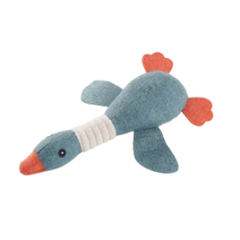 Plush Duck With Squeaker -33cm - Blue