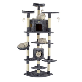 80″ Classic Cat Tree House Furniture