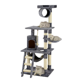 Go Pet Club 62″ Classic Cat Tree with Sisal Covered Posts