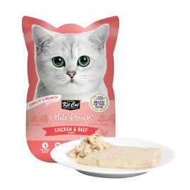 Kit Cat Petite Pouch 70g – Chicken & Beef