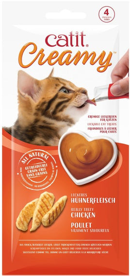 Catit Creamy Lickable Treats  Sachet (10g) - Chicken