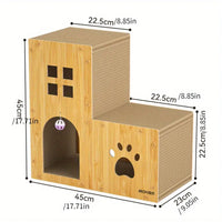 Habibi Pets Multi-Level Cat Playhouse