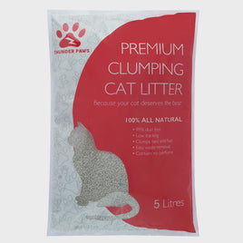 Thunder Paws Advance Care Clumping Cat Litter - Unscented - 5L