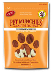 Pet Munchies Duck Drumsticks